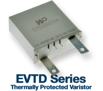 EVTD Thermally Protected Varistor